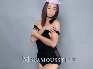 Msfamousstlye